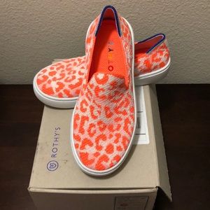 Rothy’s Kids Pink Camo Sneakers Size 13